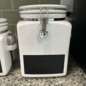 Crate and Barrel Large Canister